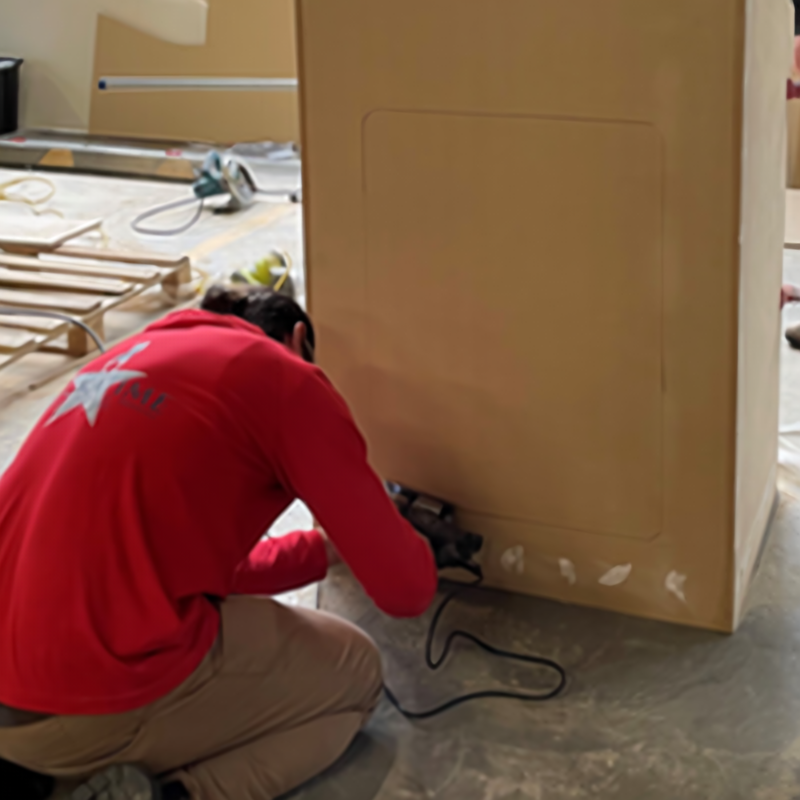 6.2 Cutting access panel in rear segment