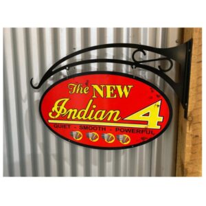 Indian Motorcycles Oval Double Sided Hanging Sign