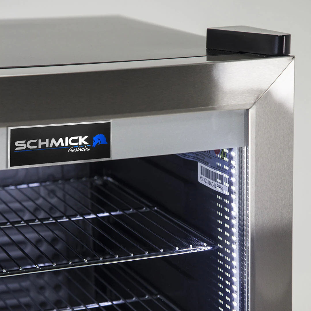 Schmick Tropical Triple Glazed Outdoor Glass 70L Bar Fridge
