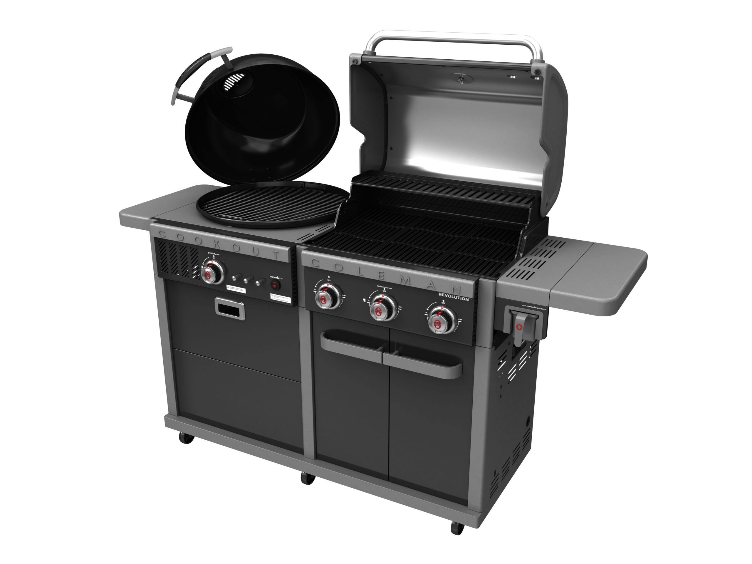Coleman Revolution Dual Fuel BBQ - Black Gloss