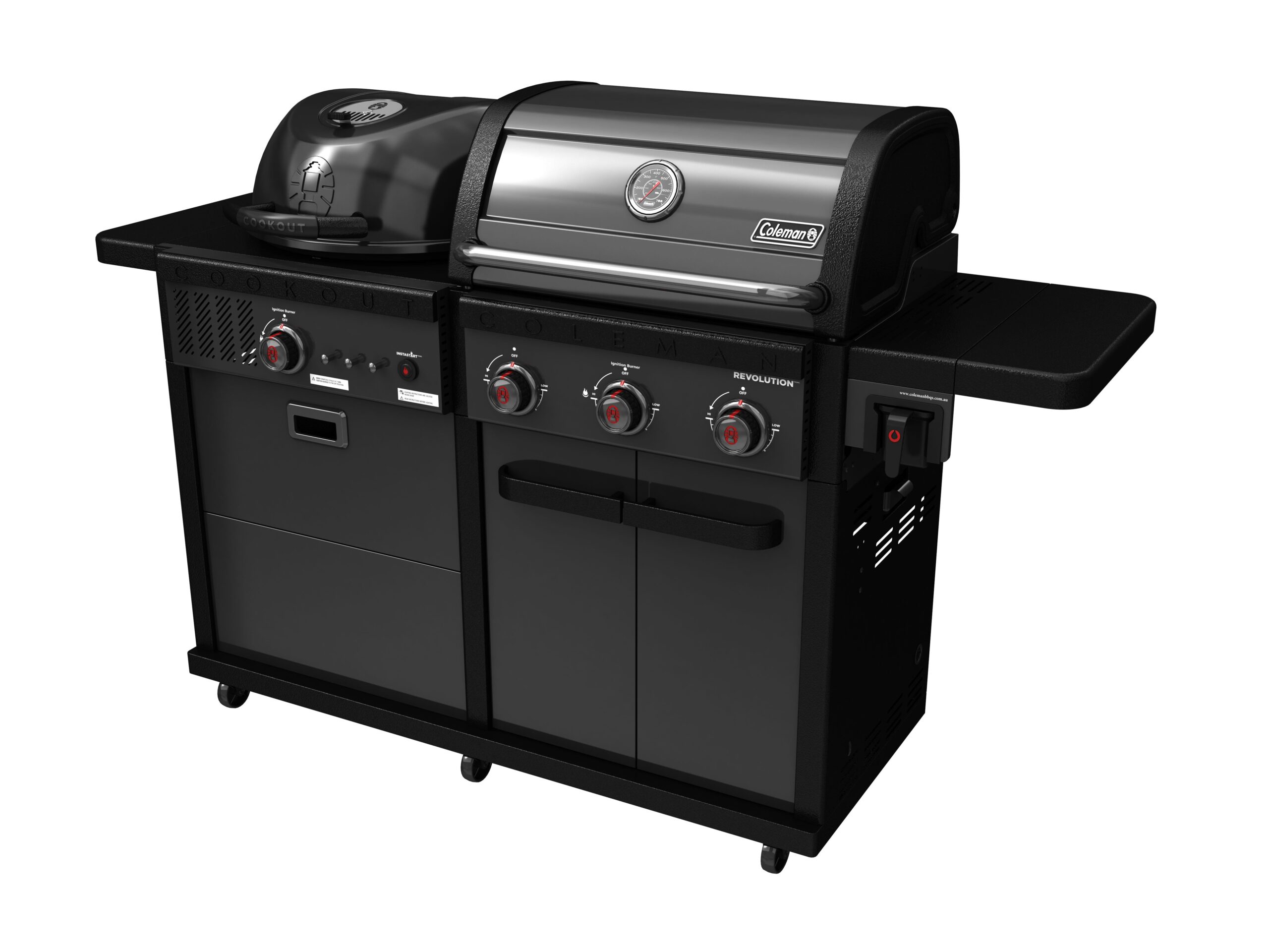 Coleman Revolution Dual Fuel BBQ - Black Matte