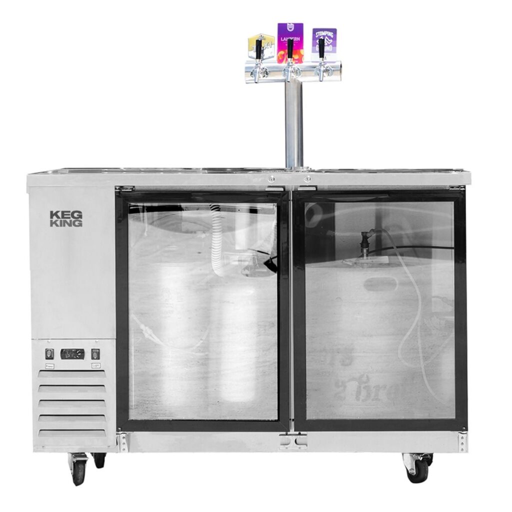KegMaster Super Deluxe Two Door Small Kegerator