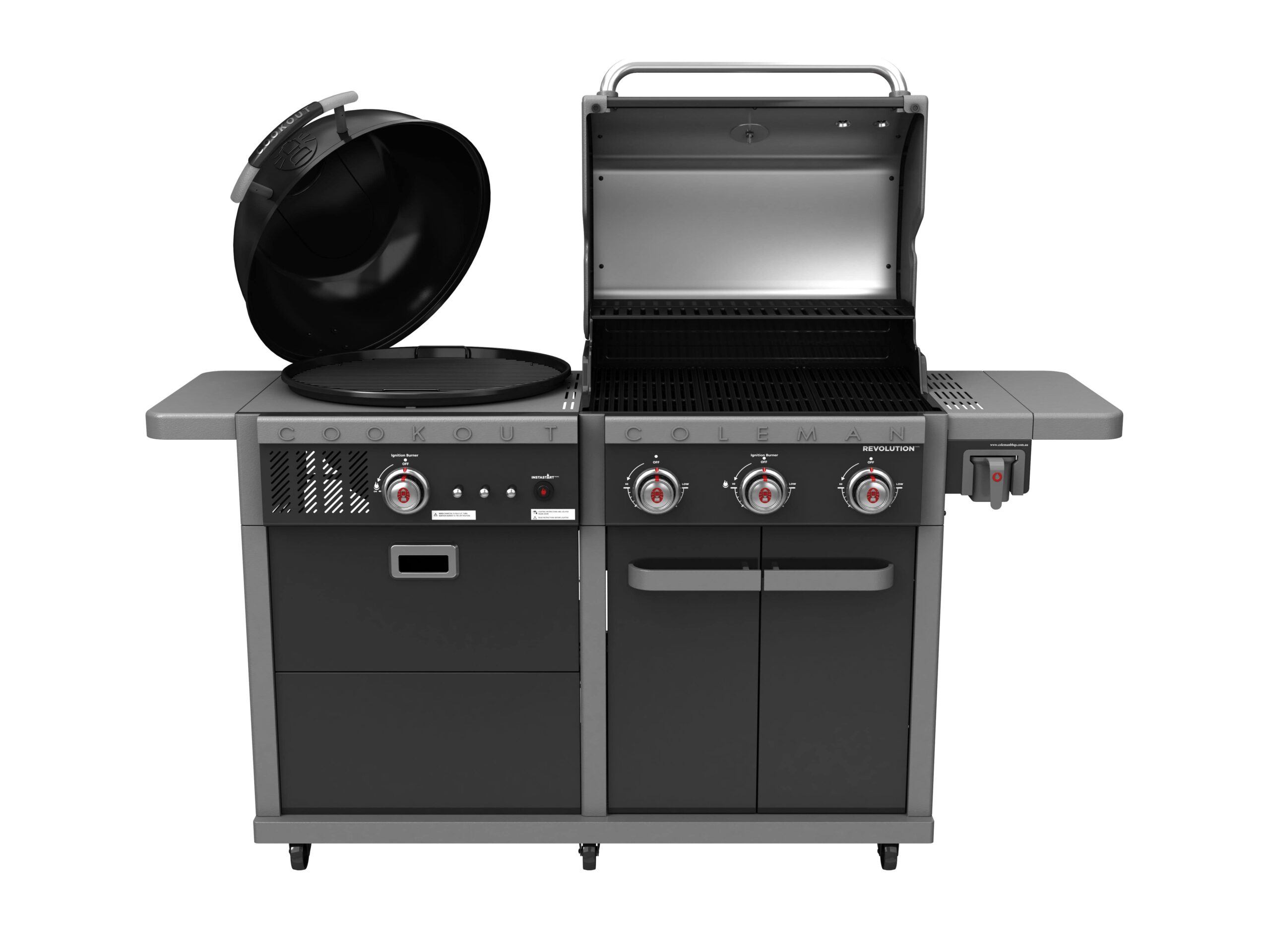 Coleman Revolution Dual Fuel BBQ - Black Gloss