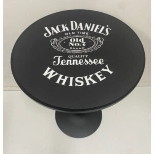 Jack Daniels Black Adjustable Height Bar Table
