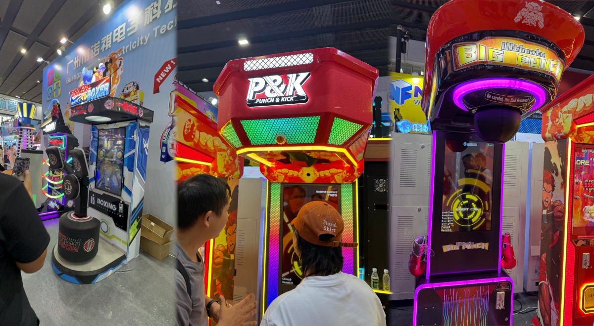 Boxer arcade machines