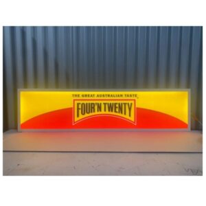 Four N Twenty Large LED Flat Hanging Sign