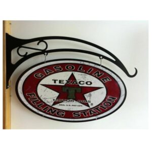Texaco Double Sided Hanging Sin