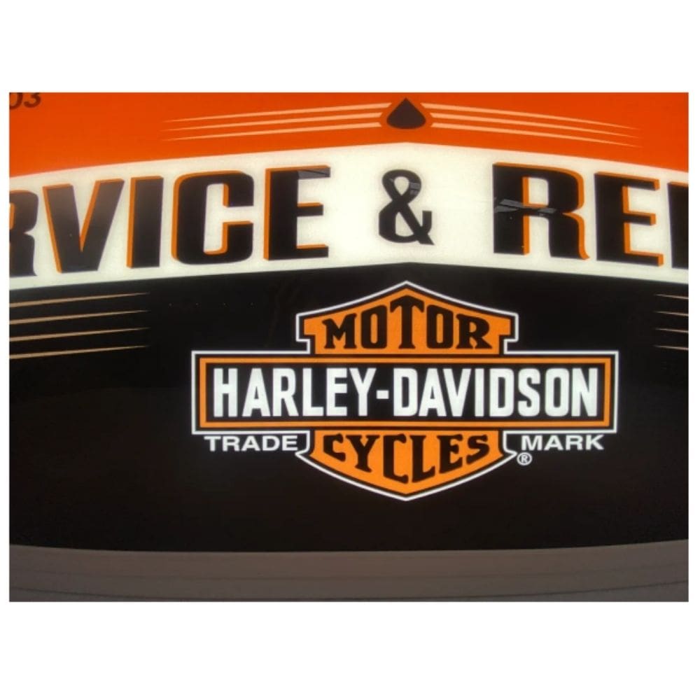 Harley Davidson LED Flat Panel Light Sign