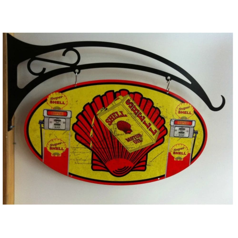Shell Oval Double Sided Hanging Sign