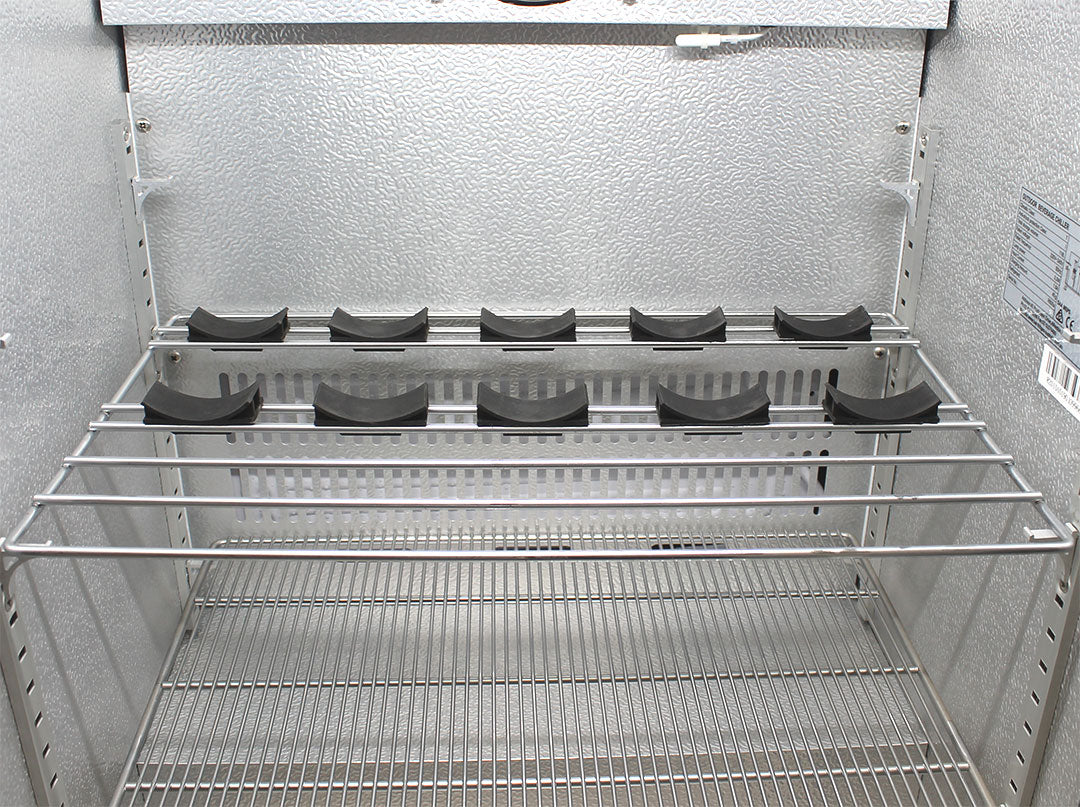 Schmick Black 118L Bar Fridge With Heated Glass Door