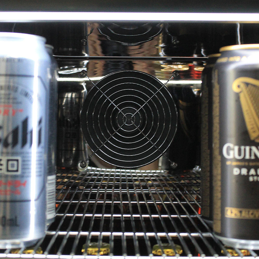 Schmick Quiet Front Venting Stainless Door 132L Bar Fridge
