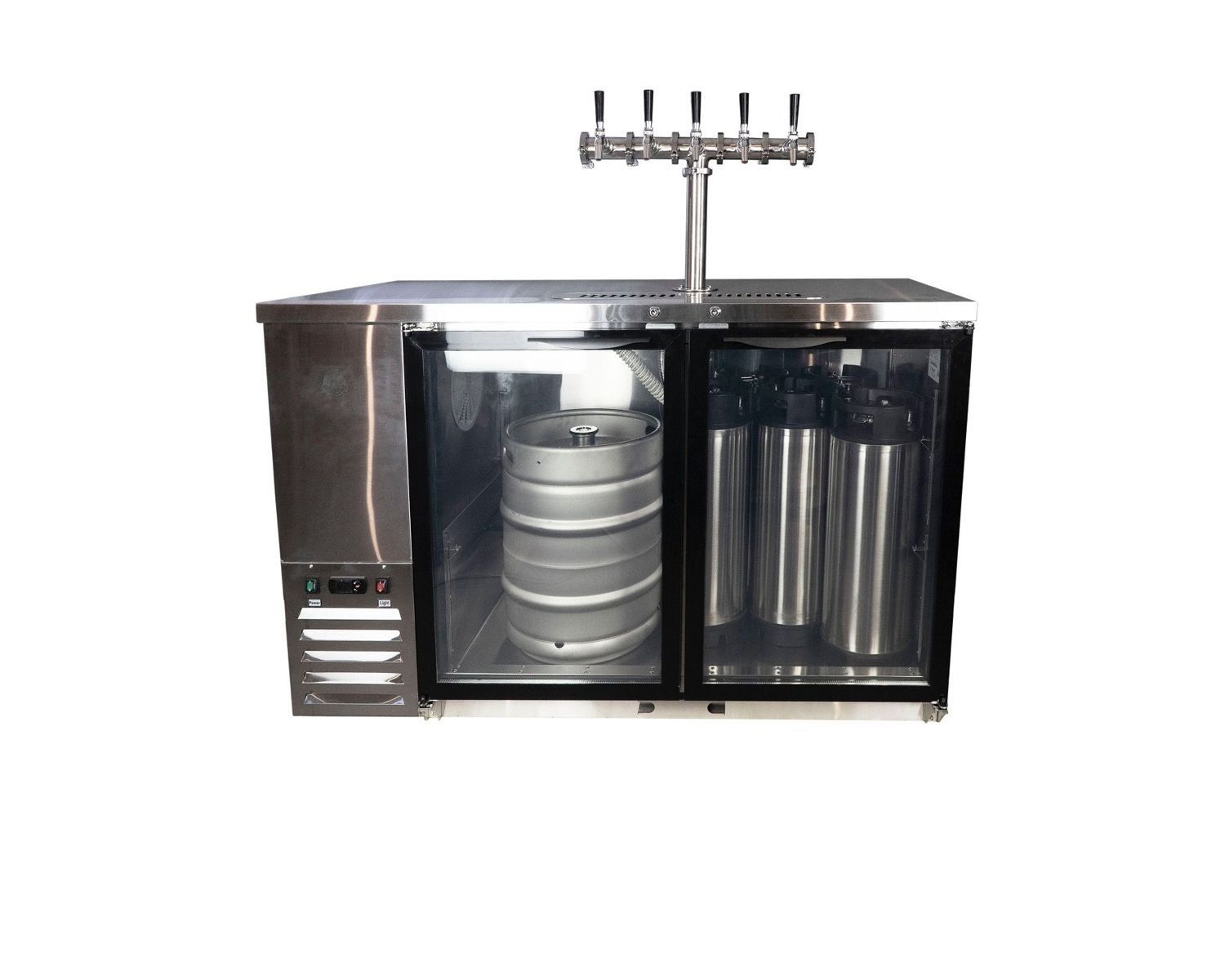 KegMaster Super Deluxe Two Door Small Kegerator