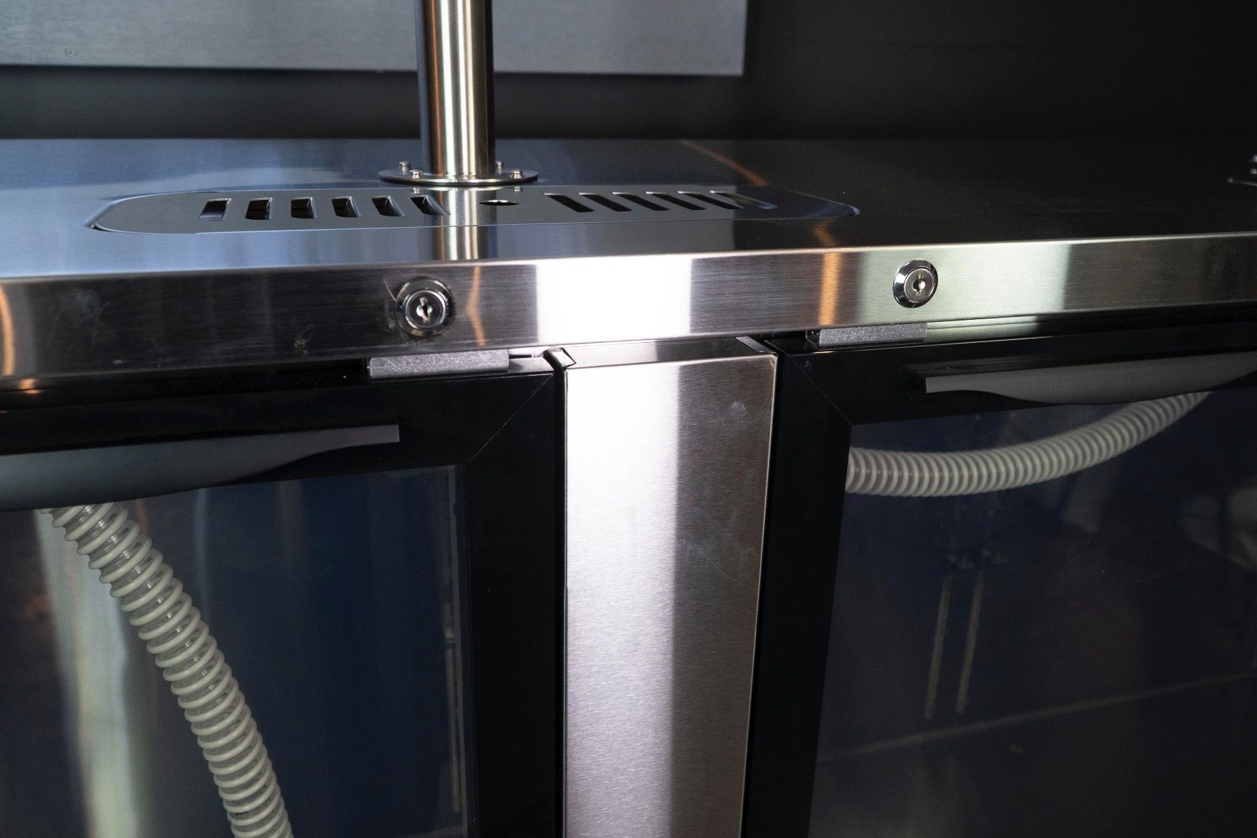 KegMaster Super Deluxe Three Door Kegerator