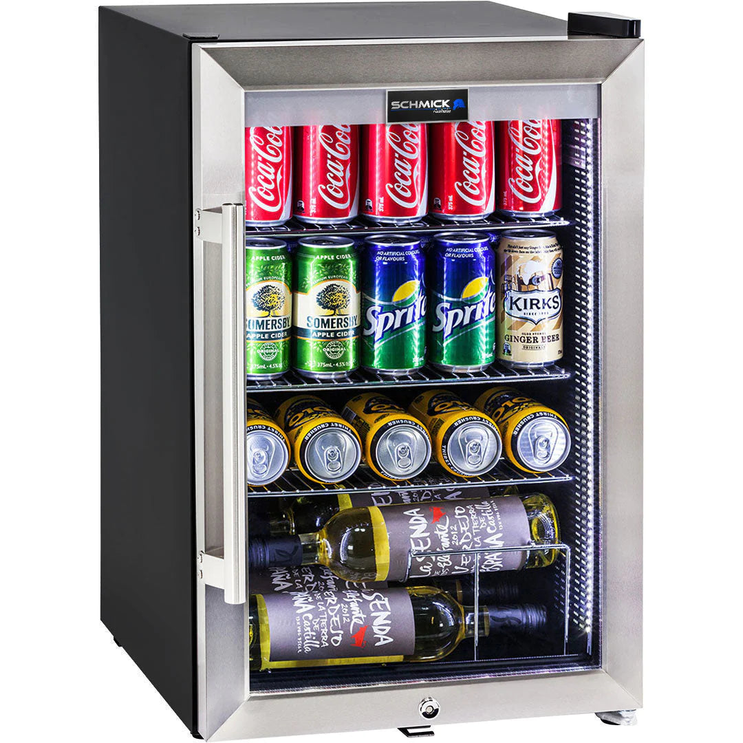 Schmick Tropical Triple Glazed Outdoor Glass 70L Bar Fridge