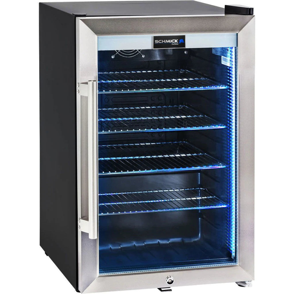 Schmick Tropical Triple Glazed Outdoor Glass 70L Bar Fridge