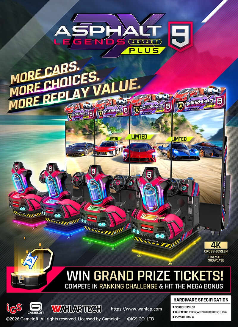 Asphalt 9 Legends Arcade DX Plus game flyer