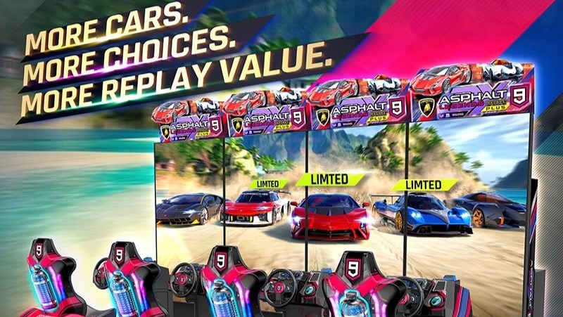 LAI Games Confirms Asphalt 9 Legends Arcade DX Plus for North America