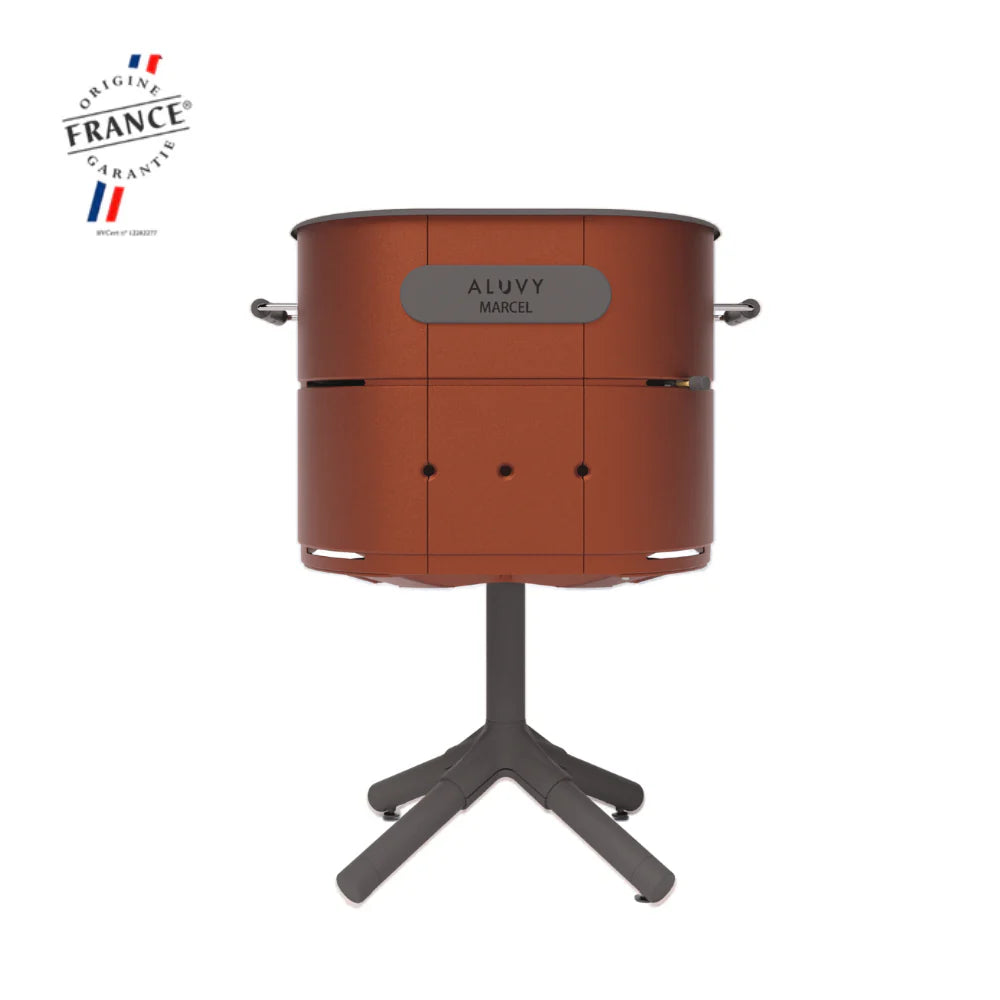 Aluvy Marcel Basalt Charcoal Barbeque - Terracotta