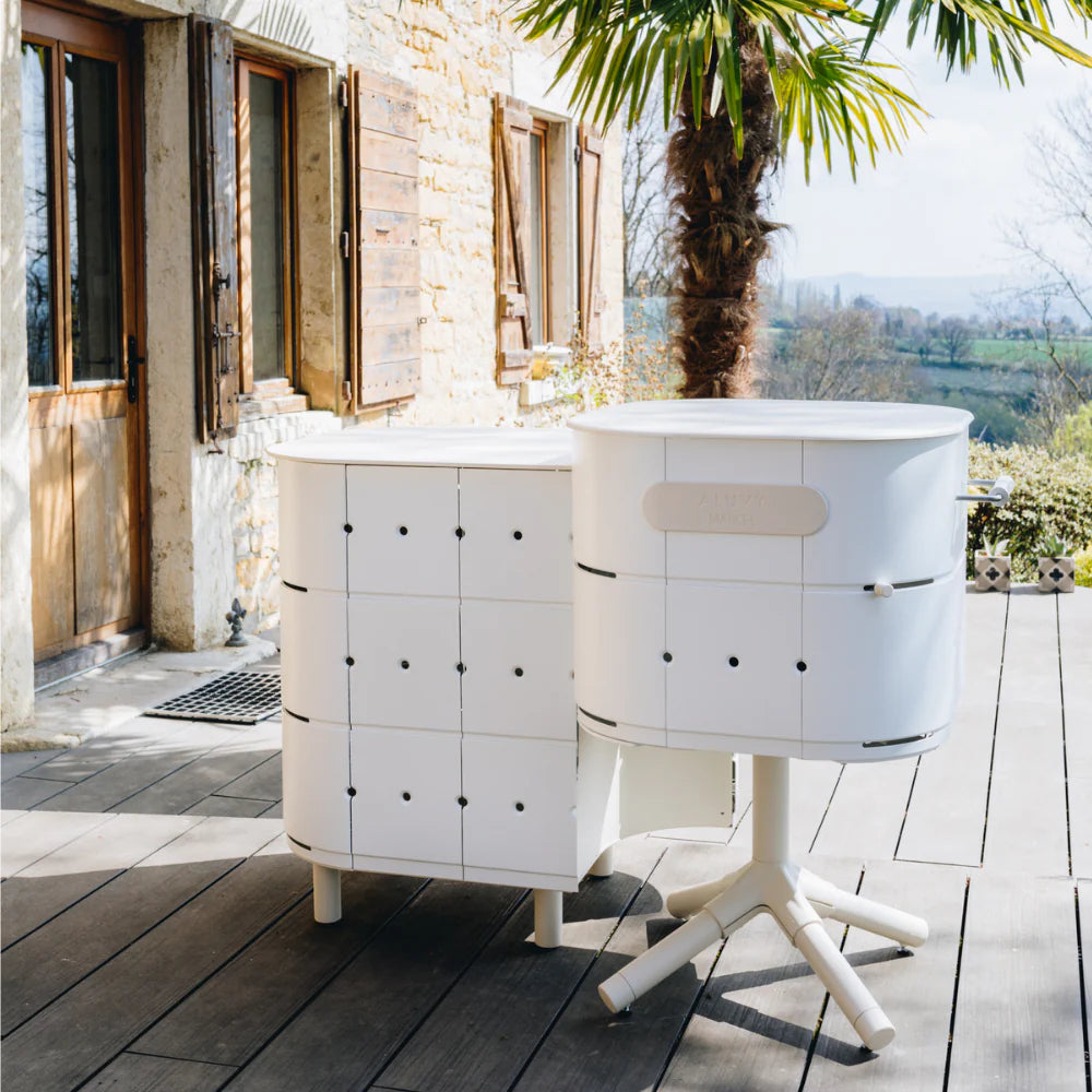 Aluvy Marcel Original Charcoal Barbeque - Blanc