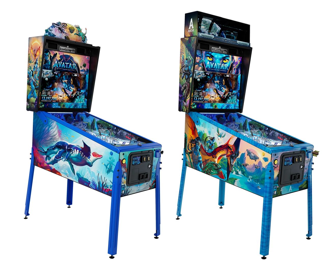 AVATAR: The Battle For Pandora, both models, by Jersey Jack Pinball