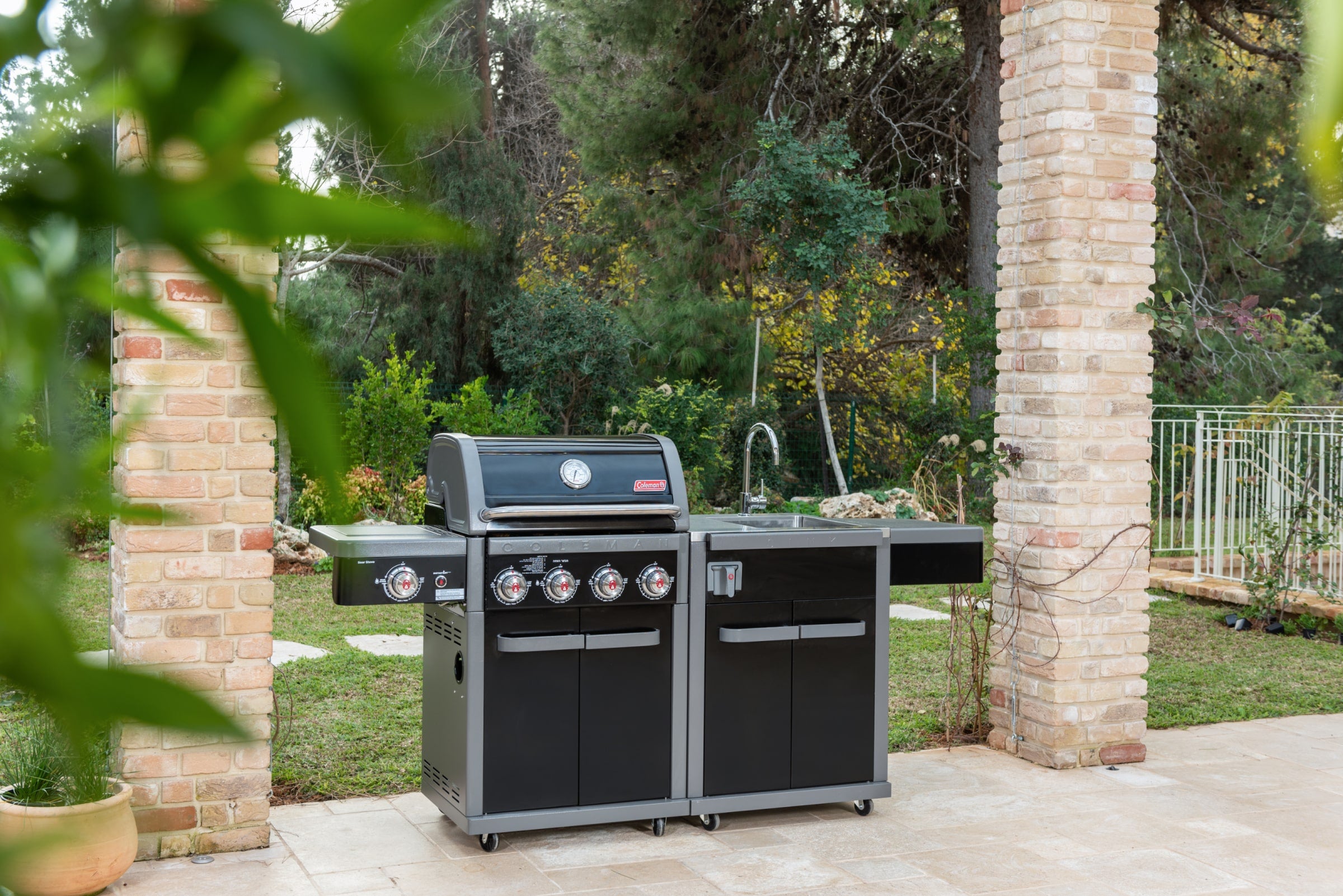 Coleman Revolution Dual Fuel BBQ - Black Gloss