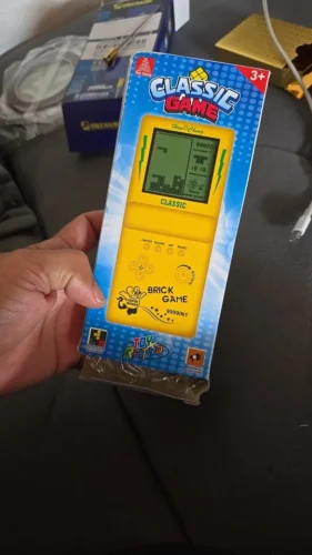 Retro Mini Brick-Style Handheld Gaming Console – Portable Multi-Game System photo review