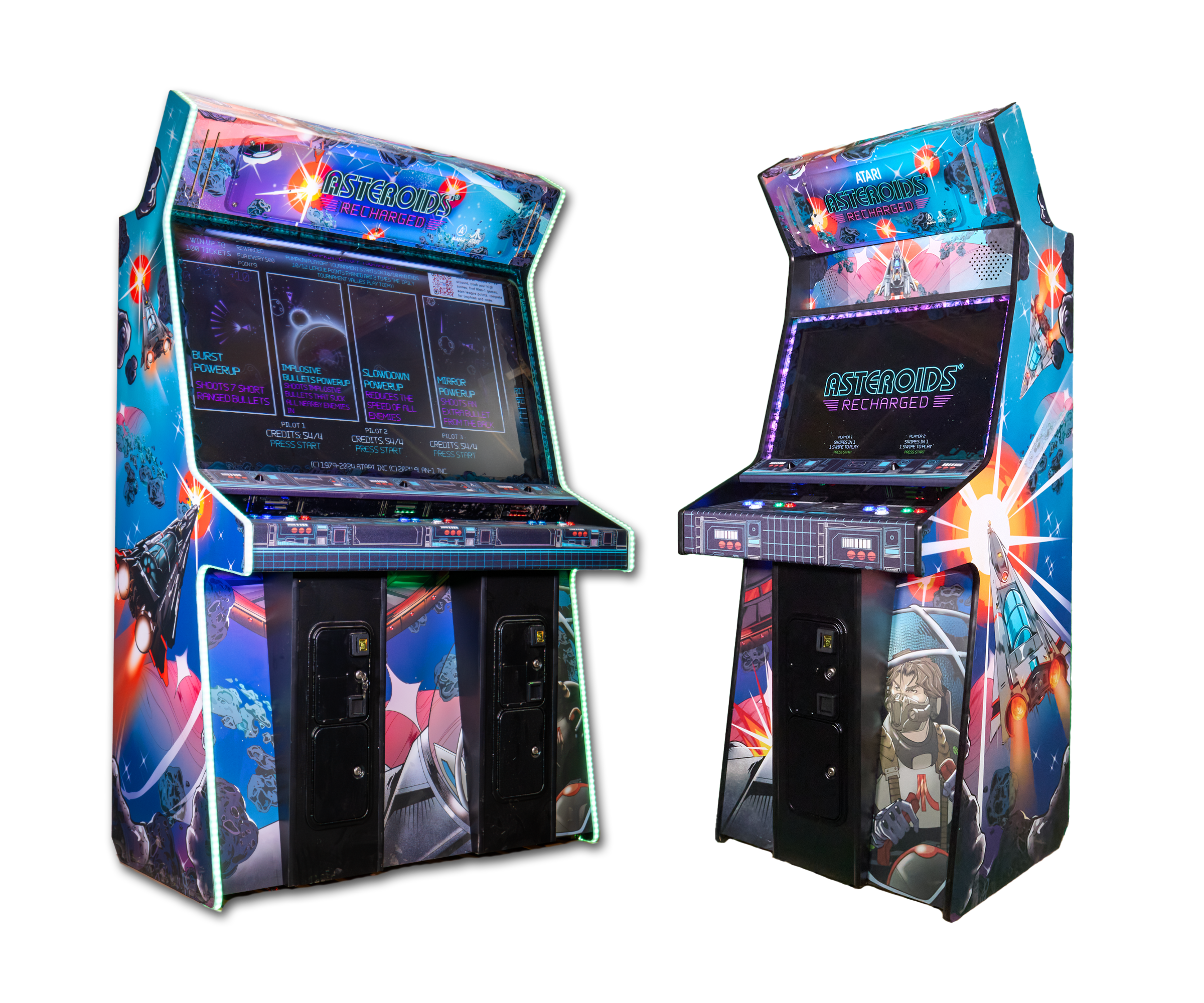 Asteroids Recharged Arcade by Alan-1 and Atari