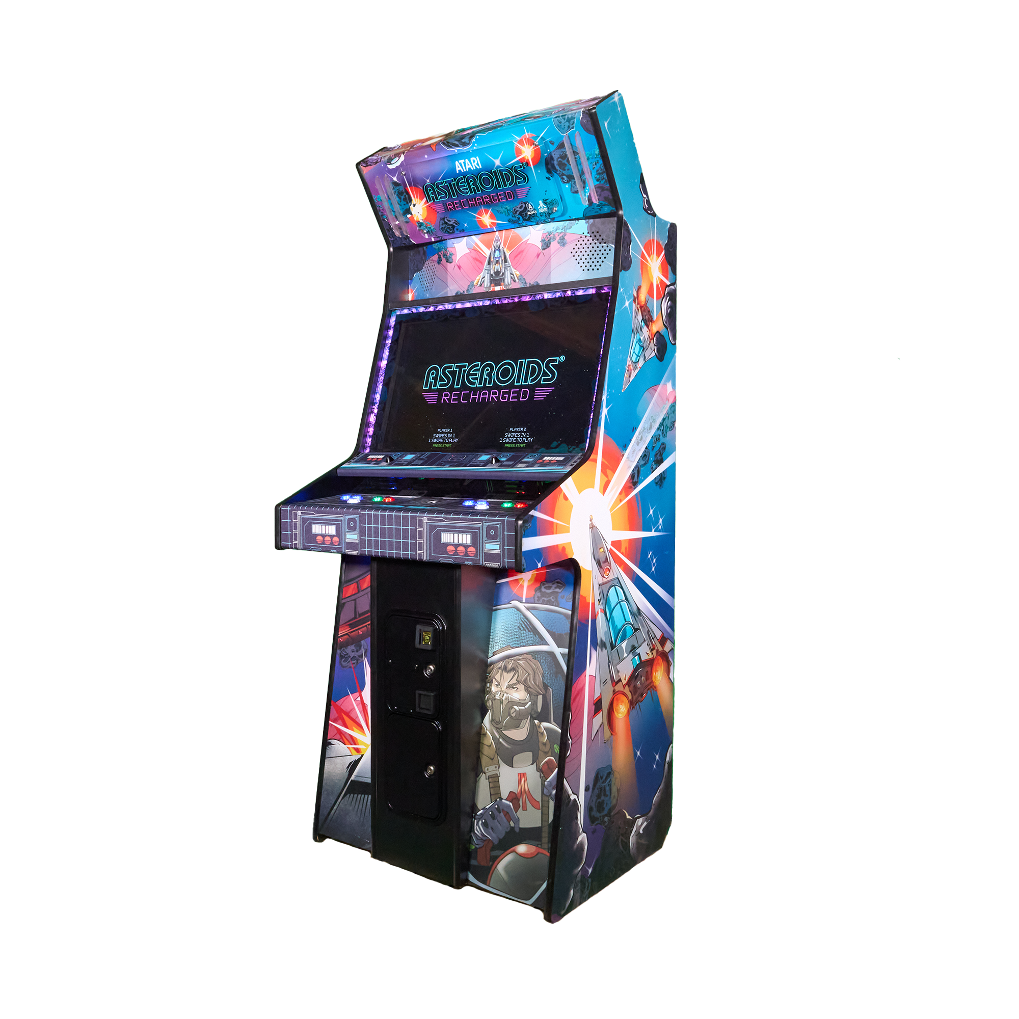 Asteroids Recharged 2-player PRO model