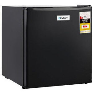 Devanti 48L Portable Black Mini Bar Fridge