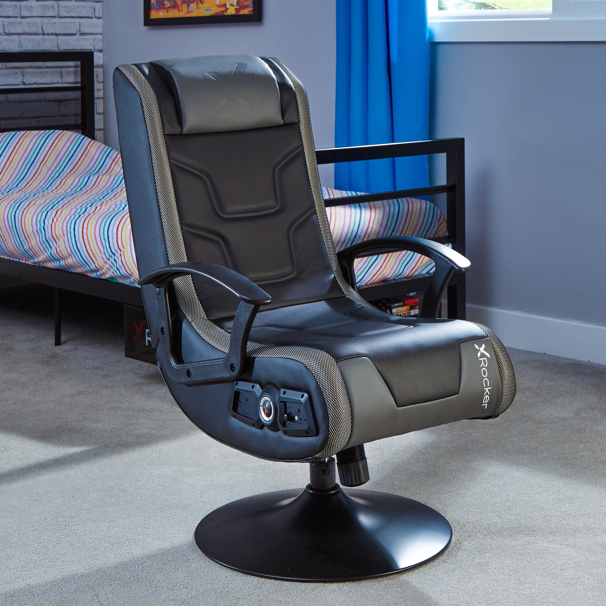 X Rocker Veleno RGB 2.1 Audio Gaming Chair with Neo Motion LED