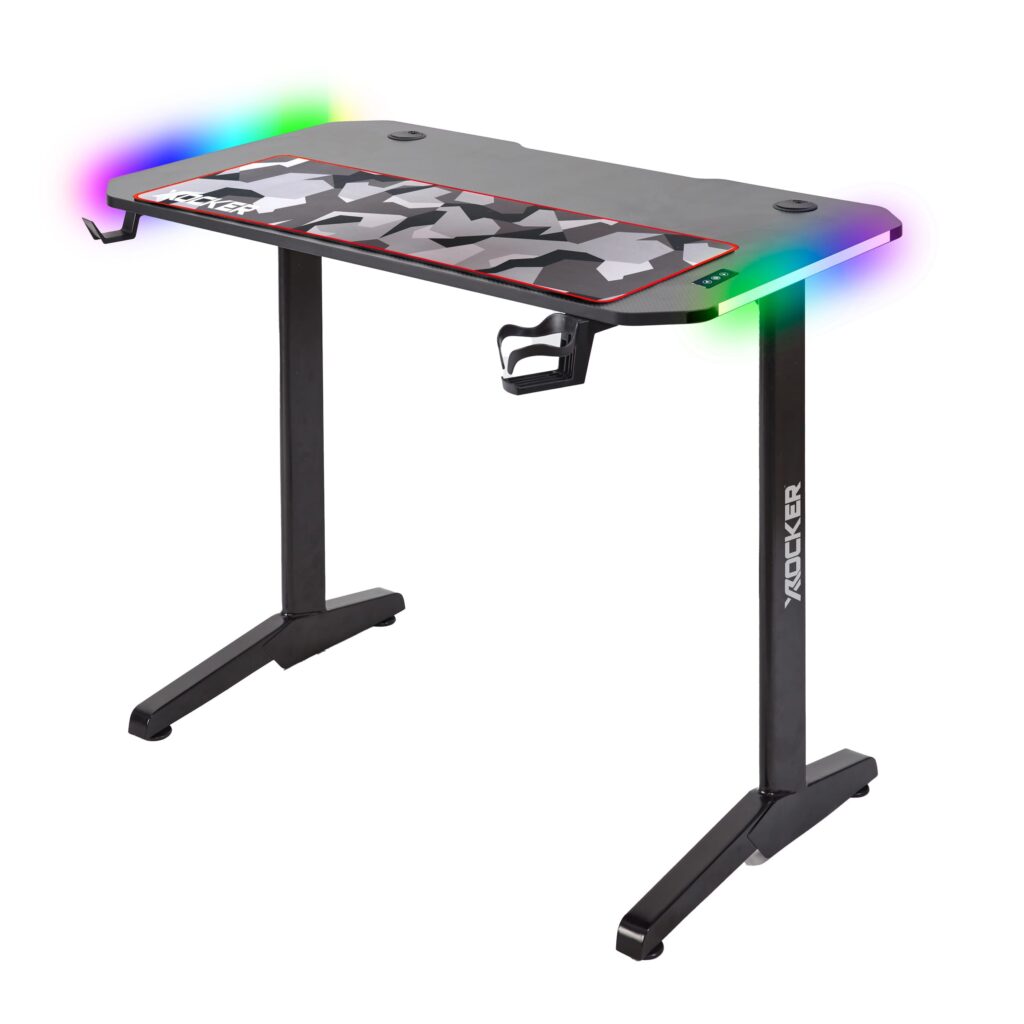 X Rocker Panther RGB Gaming Desk