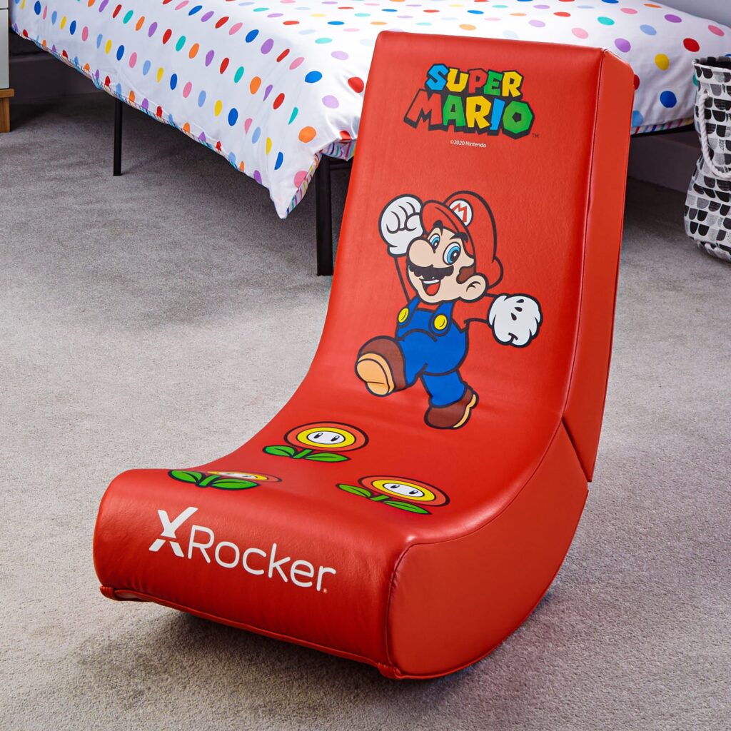 Official Super Mario™ Video Rocker Gaming Chair - Mario – All Star Edition