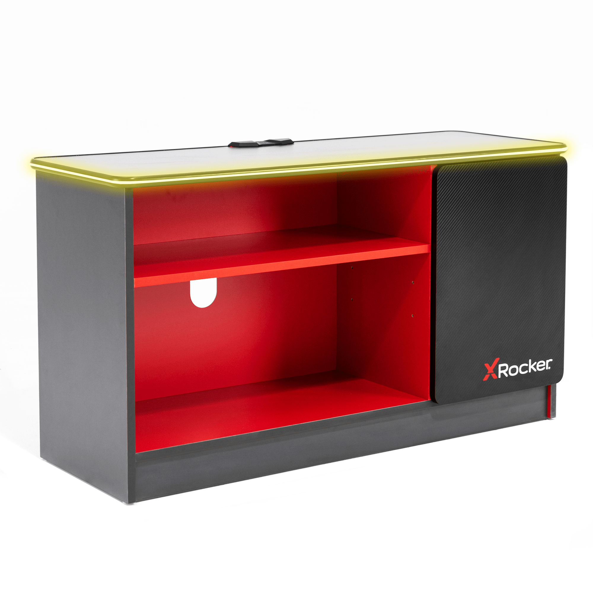 X Rocker Carbon-Tek TV Media Unit with LED Lights