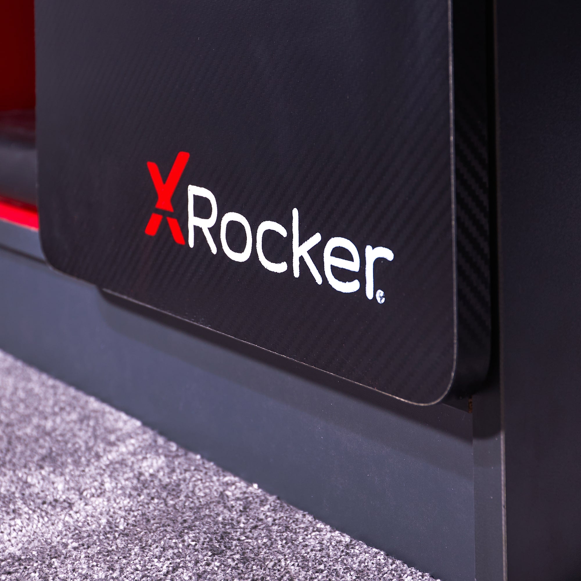 X Rocker Carbon-Tek TV Media Unit with LED Lights