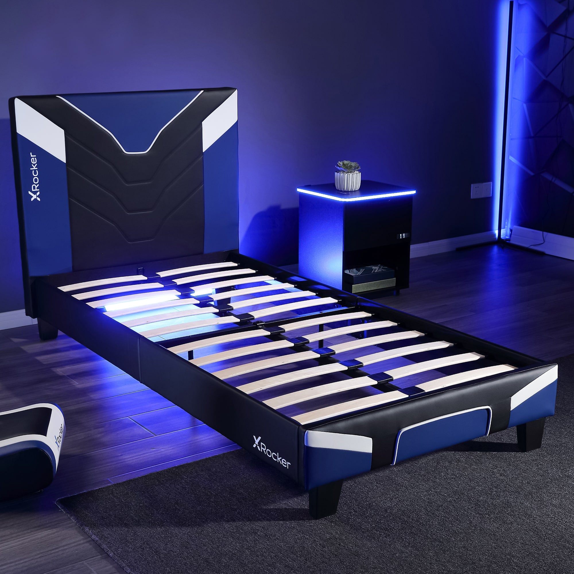 X Rocker Cerberus Gaming Bed - Blue