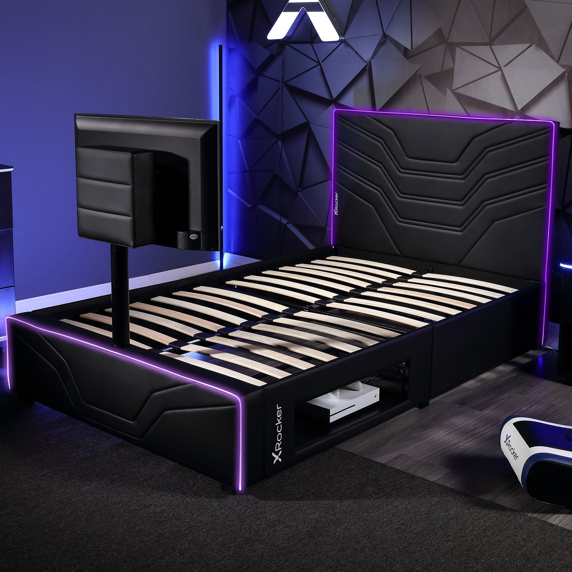 X Rocker Oracle Neo Fibre LED Gaming Bed
