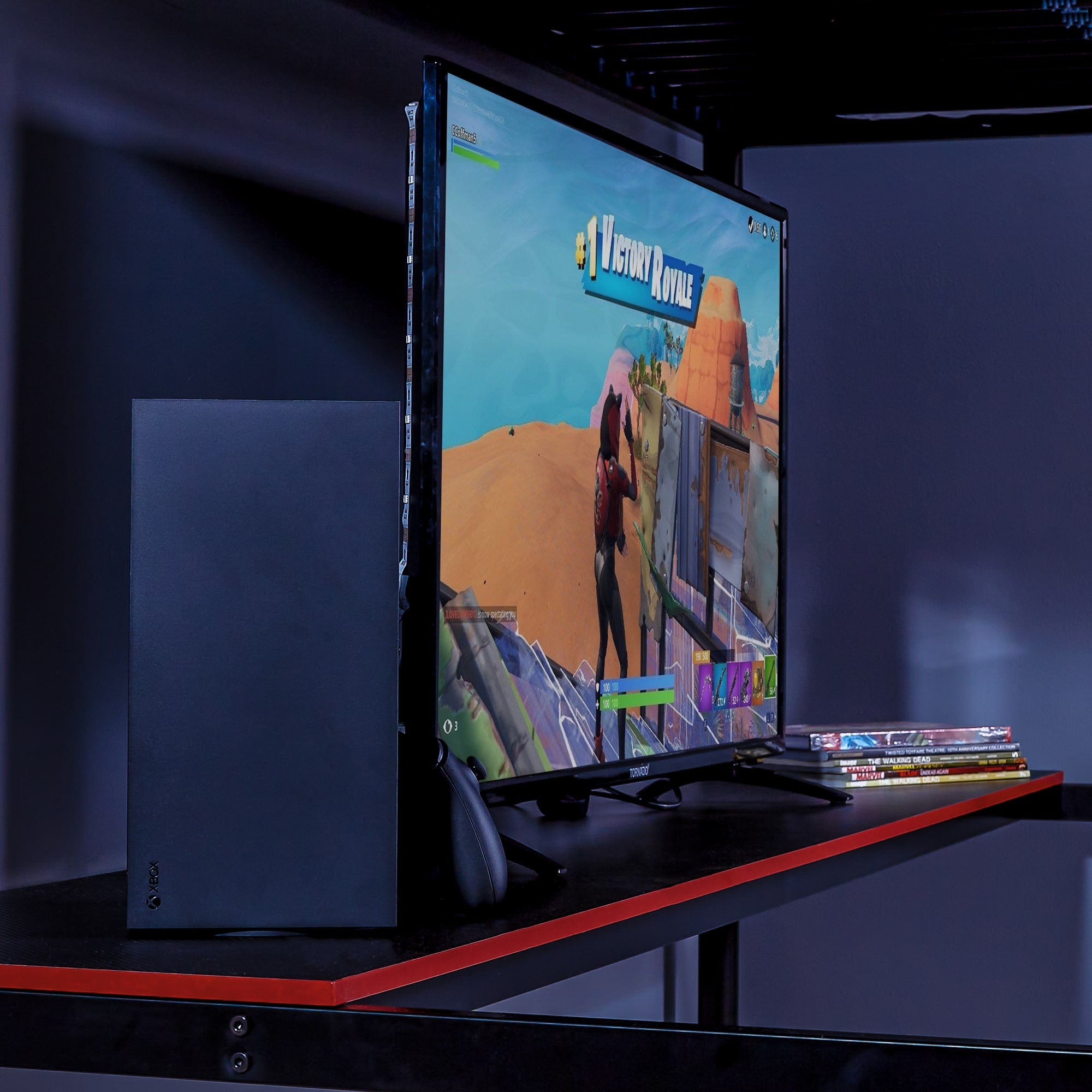 X Rocker HQ High-Sleeper Gaming Bed with Desk