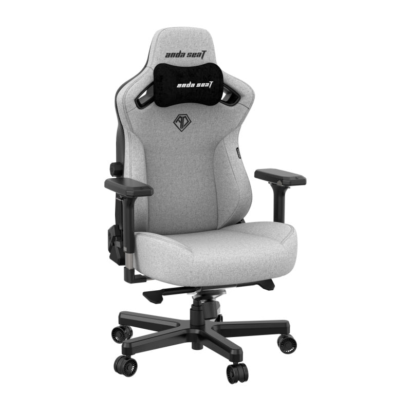 Anda Seat Kaiser 3 Series Grey Fabric Gaming Chair