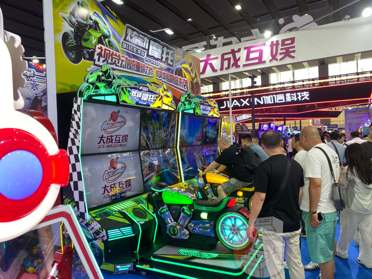 Bikers Madness by Ace Amusements at the GTI Asia China Expo 2024