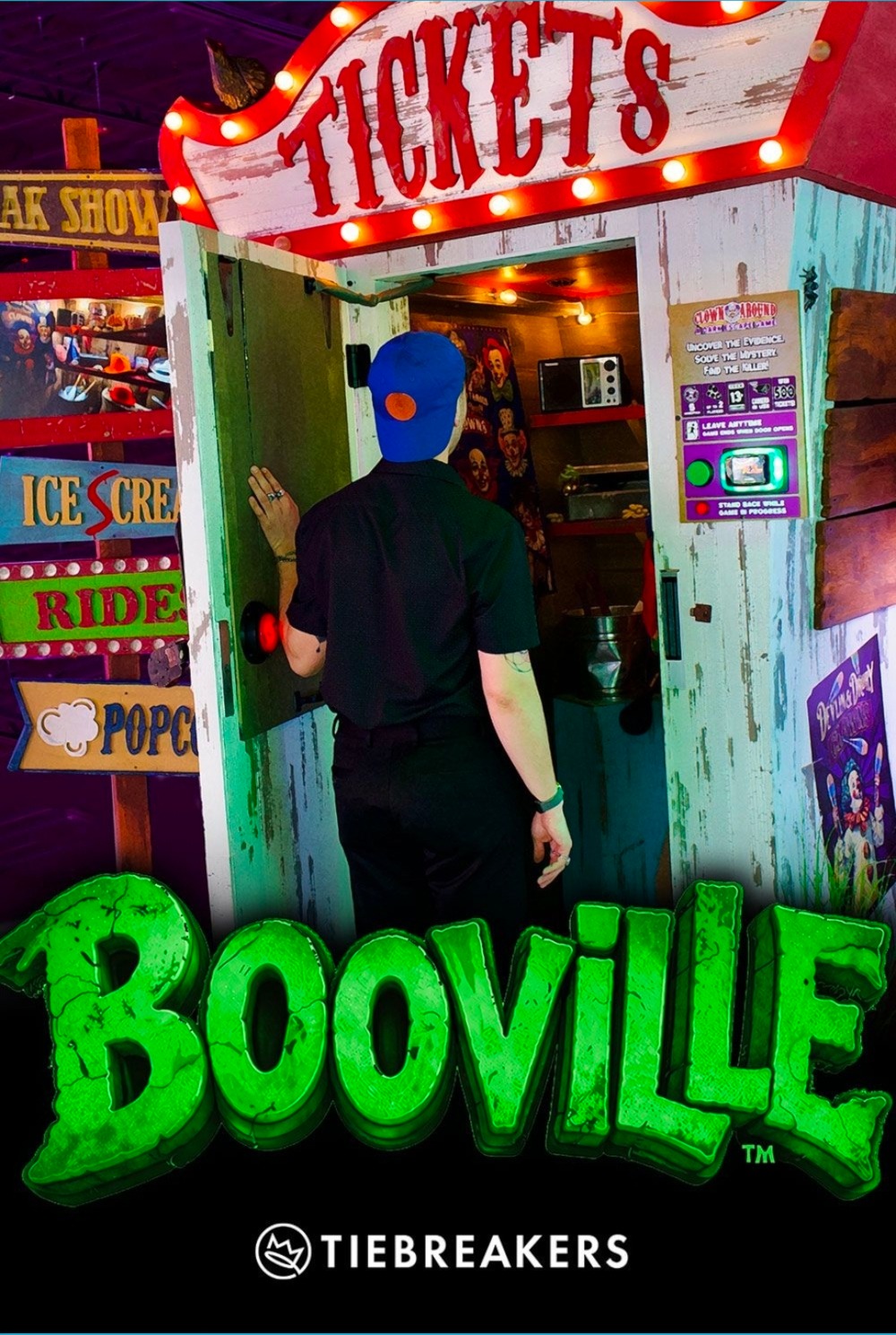 Clown Around at Tiebreakers Booville