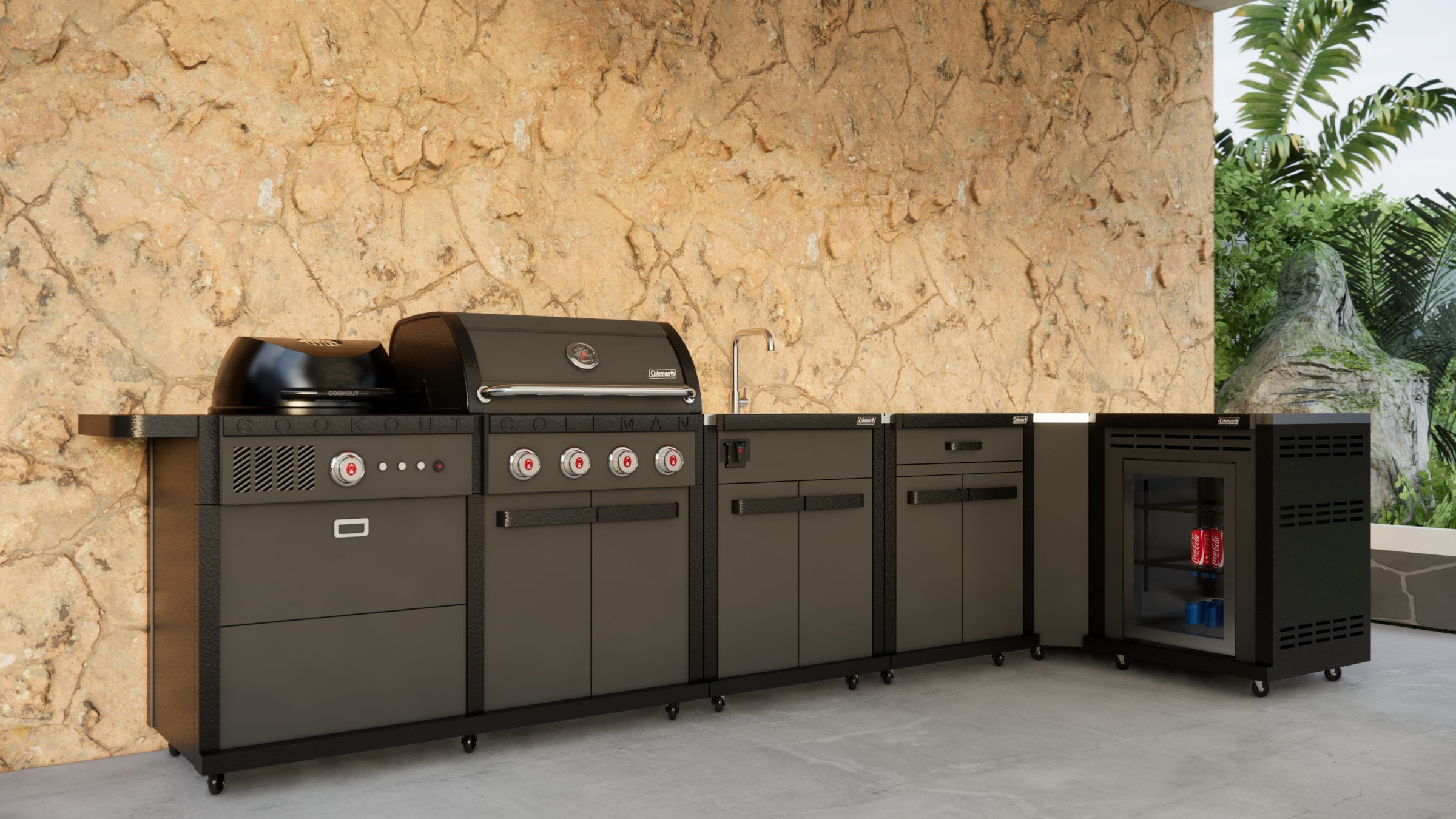 Coleman Revolution Dual Fuel BBQ - Black Matte