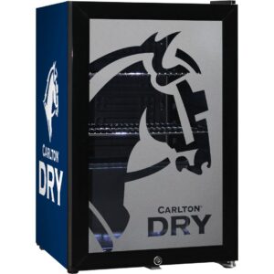 Beer Branded Glass Door 70L Bar Fridge With Frosted Door Logo