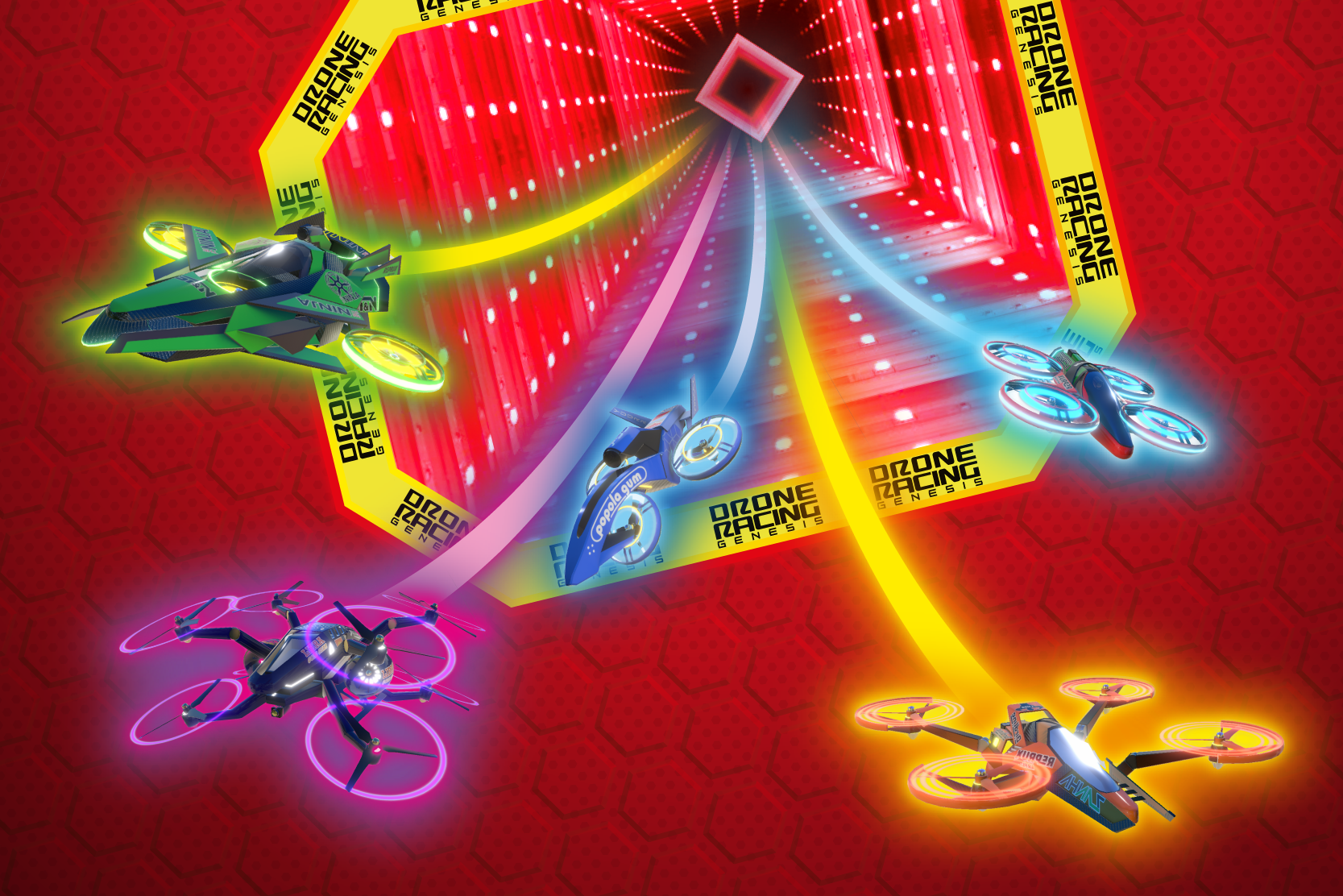 Sega Announces Drone Racing Genesis Arcade Game