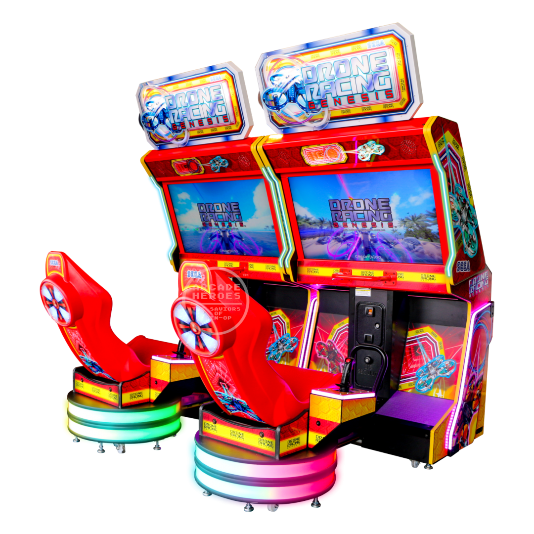Drone Racing Genesis twin arcade cabinet by Sega Amusements