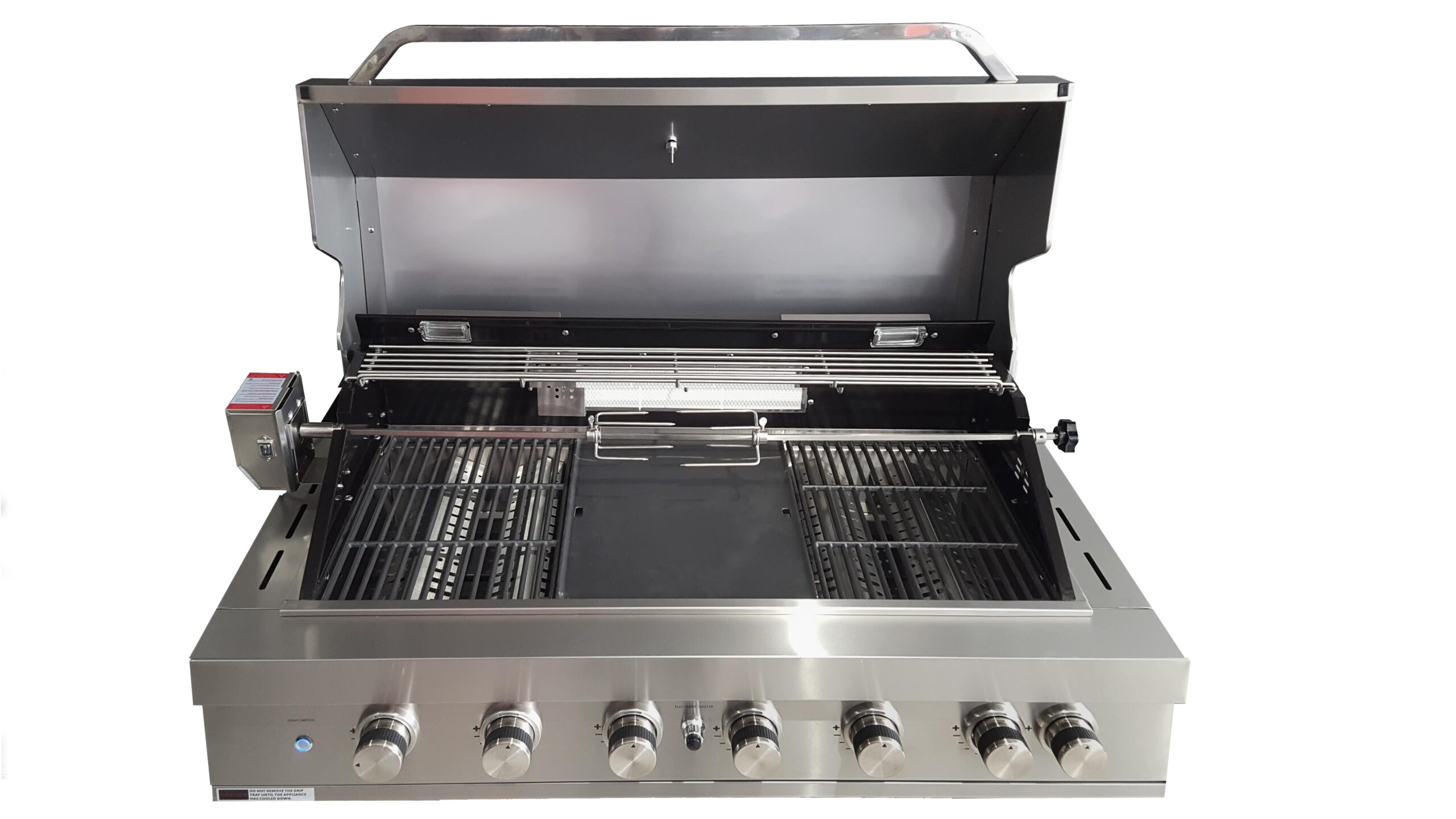 Euro Appliances 6 burner Built-In BBQ - Stainless Steel