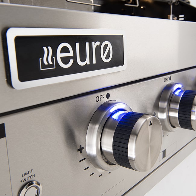 Euro Appliances 6 burner Built-In BBQ - Stainless Steel