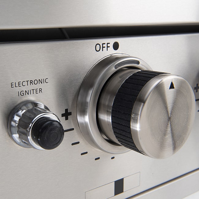 Euro Appliances 6 burner Built-In BBQ - Stainless Steel