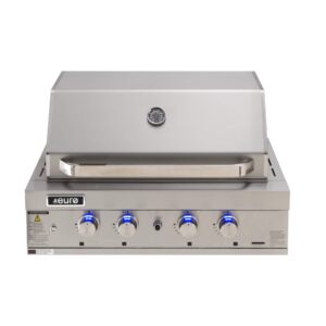 Euro Appliances 4 burner Built-In BBQ - Stainless Steel