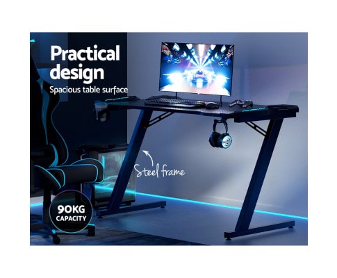 Artiss RGB LED Gaming Desk 120cm
