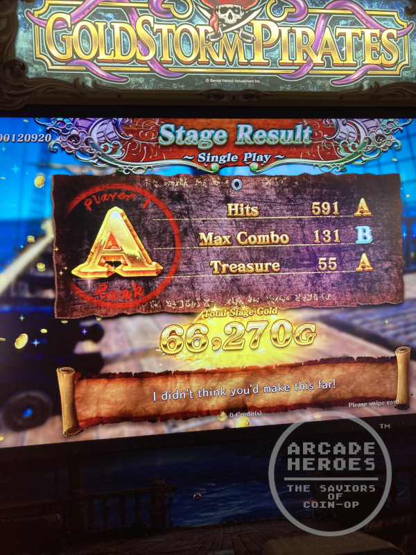 GoldStorm Pirates score
